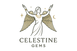 make a logo that an angel holding a up his hands with jewelry on him like chain and bracelet 